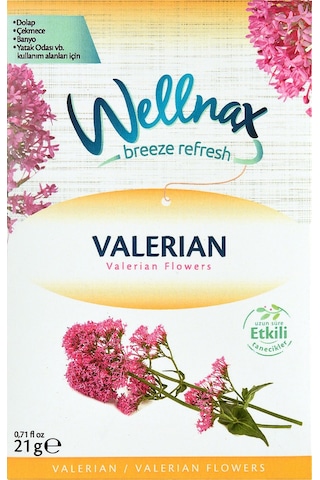 Wellnax Dolap ve Çekmece Kokusu Valerian Çiçeği Kesesi 5 x 21 G