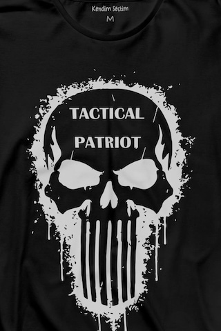 Tactical Patriot Military Vatansever Savaşçı Uzun Kollu Tişört Baskılı T-shirt 001