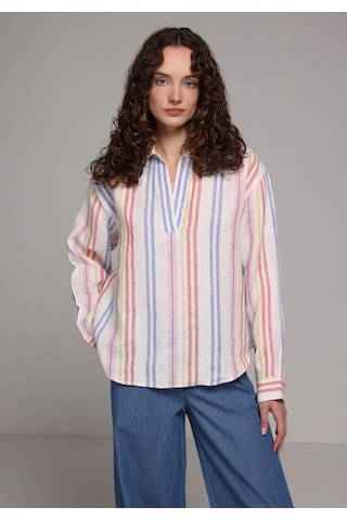 Colin's Colins Fashion Fit Shirt Neck Çizgili Kadın Çok Renkli Uzun Kol Gömlek Cl1080979 Q1.v1 Mtc