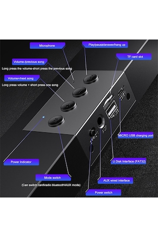 Yındıao A36 Bluetooth 5.0 Akıllı Subwoofer Bilgisayar Kablosuz Bluetooth Hoparlör, Bluetooth Yükseltme Sürümü Siyah