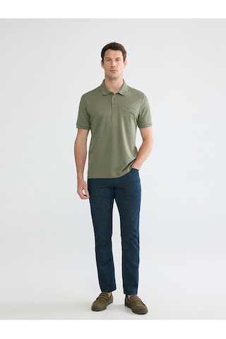 Lcwaıkıkı Classic Haki Polo Yaka Erkek Tişört