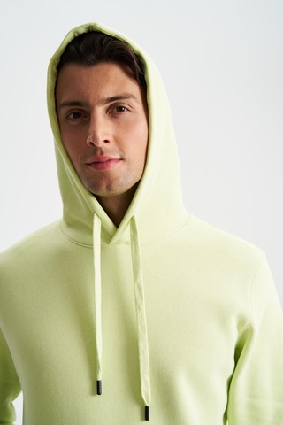 AR-MA Arma Şık Erkek Regular Fit Basic 3 İplik Şardonlu Kanguru Cepli Kapüşonlu Sweatshirt 001