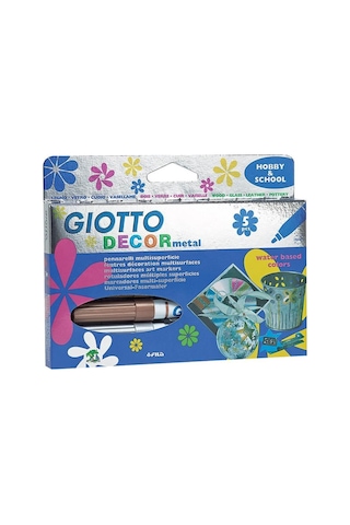 Giotto Decor Metalik Boya Kalem 5 Renk 452900