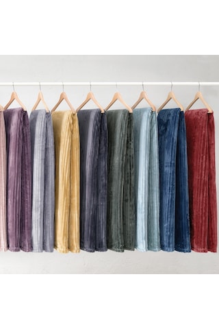 Yataş Bedding Holly Wellsoft Çift Kişilik Battaniye Antrasit