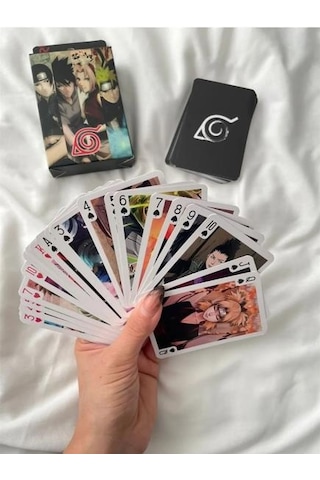 İskambil Kağıdı Animenaruto Poker Oyun Kartı 54 Adet