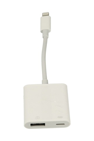 Newface Apr22 Apple Uyumlu iPhone Otg 2in1 - Beyaz Beyaz