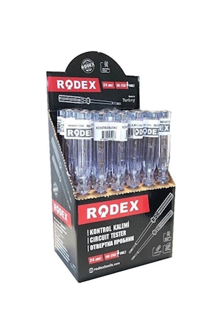Rodex Rkn210 Düz Uçlu Kontrol Kalemi 190 Mm