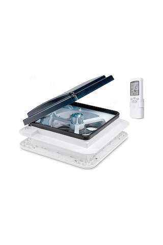 Babarvy T5000 360 X 360 Mm Gaz. Duman Ve Yağmur Sensörlü Fanlı Aydınlatmalı Tavan Heki Beyaz