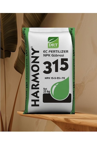 Npk Damlama Gübresi Harmony 15-05-25+te Suda Çözünür Gübre 25 Kg