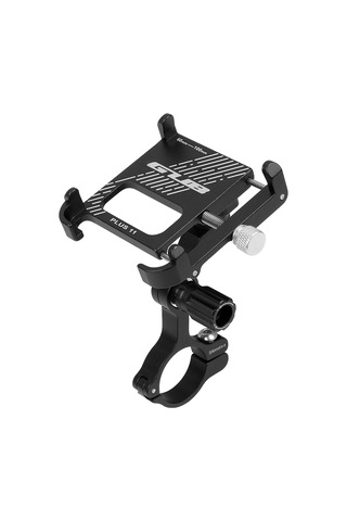 Gub-alüminyum Bisiklet Telefon Tutucu 360 Derece Dönen,y15106 Siyah