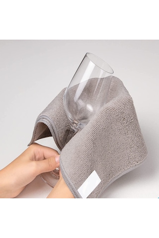 Yifomall Küçük Ev Aletleri Mikrofiber Temizlik Bezi: Suyu Çeker, Yağı Tutmaz, Yırtıcı Olmayan, Çoğu Yerde Kullanılabilir 12 Adet