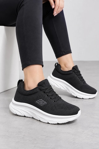 Ht Hotin Strata Kadın Günlük Sneaker Spor Ayakkabı - Siyah