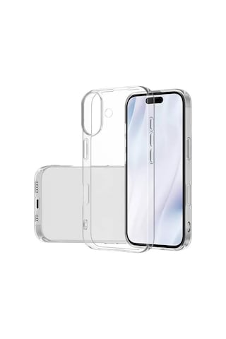 Spia Apple İphone 17 İle Uyumlu Kılıf Şeffaf Premier Silikon Orijinal Apple İphone 17 İle Uyumlu, Şeffaf 50 x 22
