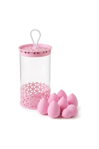 Mini Boy 8'li Pembe Makyaj Süngeri Seti- 2 Cm X 3 Cm Makyaj Uygulama Süngeri