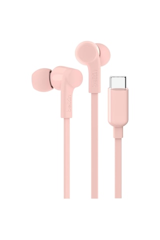 Soundform Kablolu Kulaklık Pembe Mikrofonlu Kulak İçi Tasarım, Usb-c Konnektör, iPhone Uyumlu 15, iPad Uyumlu Mini, Galaxy Uyumlu Diğer