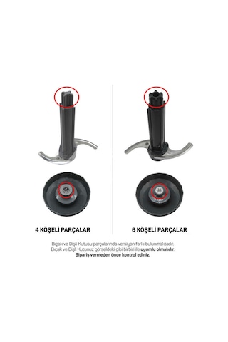 Arzum Uyumlu AR1014 PROSTICK Blender Doğrayıcı Hazne Kapağı