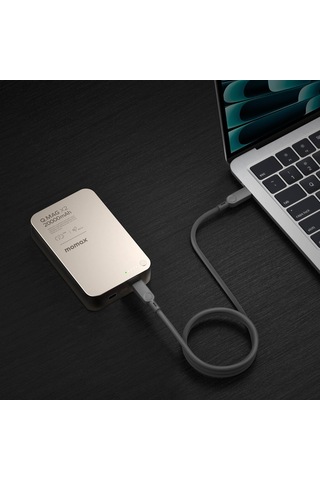 Momax IP133E Q.Mag X2 35W 20000 mAh Wireless Powerbank Titanium
