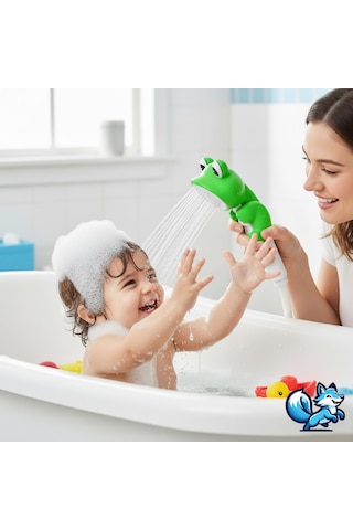 Lexroo Sevimli Hayvan Figürlü Bebek Duş Başlığı Çok Renkli