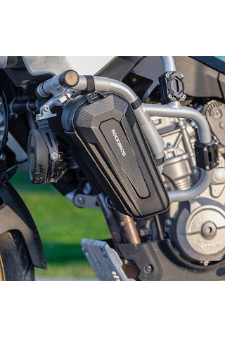 Shineyee Motorsiklet Ön Çantası - Sağlam Malzeme, Pratik Toka Tasarımı, 2.5l Kapasiteli Siyah Çanta