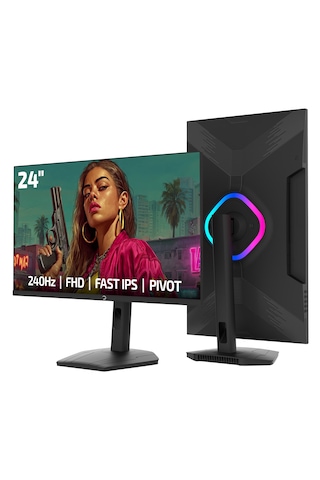 Gamepower Lunis L25 24'' 240hz 0.5ms Fast Ips Fhd Rgb Pivot Gaming Monitör