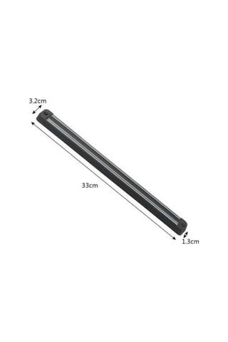 Paslanmaz Mıknatıslı Duvar Bıçak Askısı Standı 33Cm