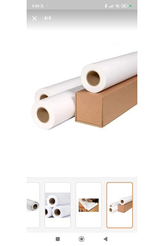 Nuba Sublimasyon Transfer Baskı Kağıdı 42 Gsm 182 Cm 100 Metre Rulo