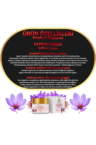 Gökçek Şifa Safran Bakım Kremi 50 G