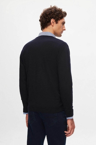 D's Damat Ds Damat Regular Fit Lacivert Düz V Yaka Triko Kazak 5HF06ORT12003 Lacivert
