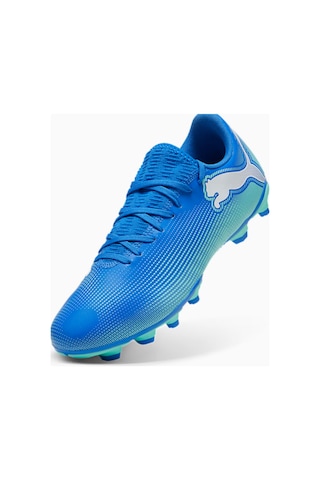 Puma Future Fg/ag Erkek Krampon Geniş Kalıp Dynamic Motion Çim Halı Saha Mavi
