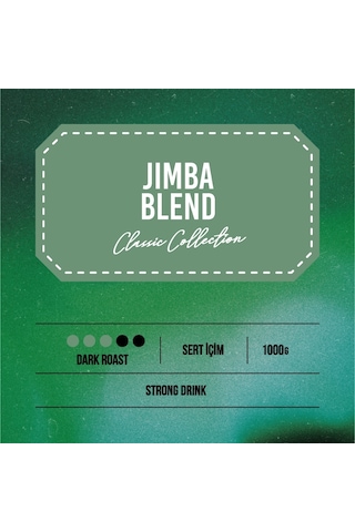 Espresso Çekirdek Kahve 1000 Gr. Jimba Blend Jimba Special Blend Coffee