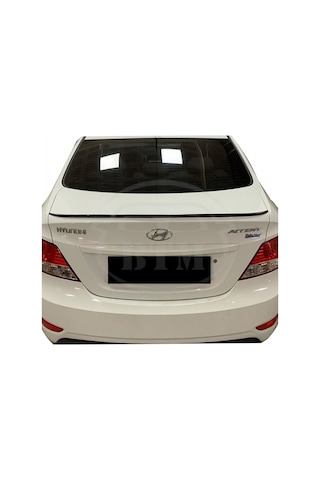 Hyundai Accent Blue 2011-2018 Piano Black Bagaj Spoiler