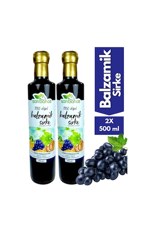 Balzamik Sirke 500 Ml 2'li Paket - Organik Doğal Fermantasyon