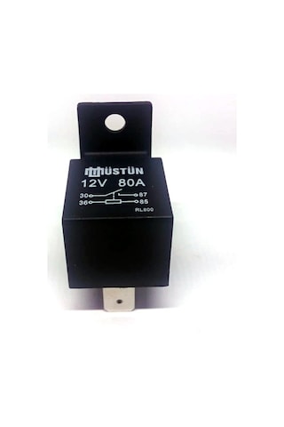 Mini Röle 12V 80A Güç Rölesi 4 Fişli Üstün Rl800