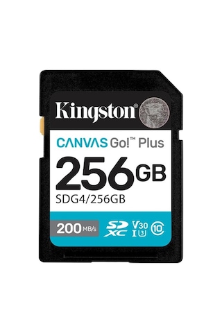 Kingston 256gb Sdxc Gen4 200mb/s Sdg4/256gb