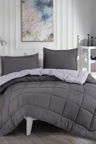 Elart Violet Comfort Uyku Seti Çift Kişilik Antrasit Antrasit