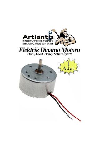 Dinamo Motoru 6 V 1 Adet Elektrik Üreten Motor Eğitici Hobi Deney Okul Elektrik Motoru Deneyler İçin