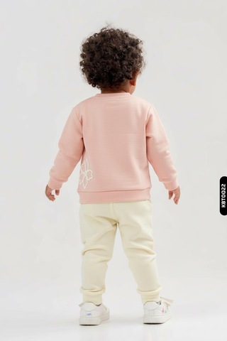 Xo Kids Kız Çocuk 2li Kombin Takmı 1-4 Yaş Set0422 Krem