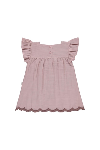 Civil Baby Palmiye Nakışlı 6-18 Ay Elbise - Pembe Pudra Pembe