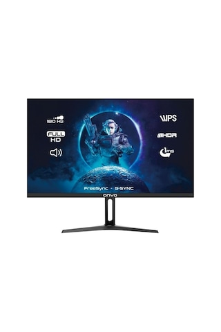Onvo 24" Gamıng 1ms 180hz Ips Fhd Hdmı Dp Hop Ov24mnt202g Vesa 2 Hdmı