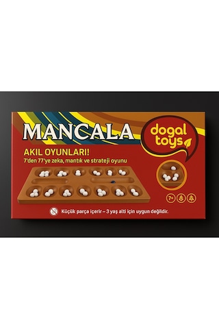 Ahşap Mancala Zeka Ve Strateji Oyunu