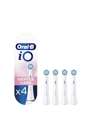 Oral-B iO Gentle Care Diş Fırçası Yedek Başlığı Beyaz 4'lü