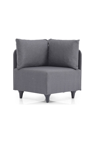 Kagu Corner Flavia Plus Köşe Takımı Koyu Gri