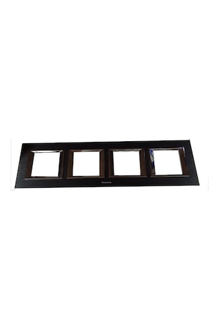 Viko Panasonic Thea 4x2m Ultima Metal Eloxal Siyah Renk Çerçeve - Wvtf28505ab-tr