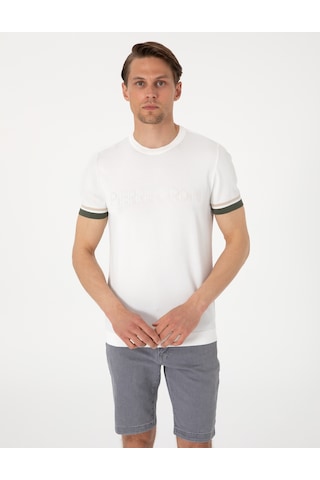 Pierre Cardin Erkek Ekru Kazak /triko 50306024-vr019 Ekru