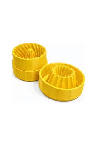 Baharat Öğütücü Grinder - 3d Baskı, Mıknatıslı Kapaklı Siyah