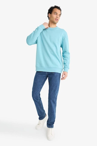 Defacto Boxy Fit Bisiklet Yaka Baskılı Sweatshirt X8282az25augn203 Yeşil