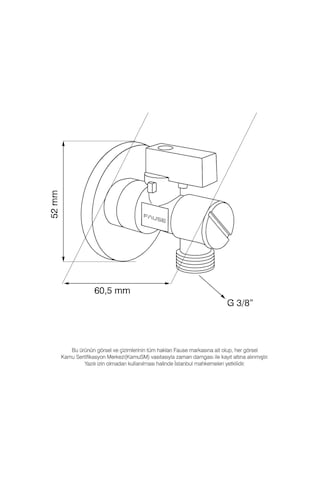Fause Filtreli Ara Musluk Kdc110 Krom
