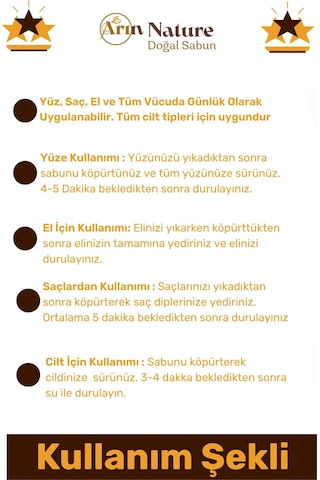 Sabun %100 Doğal Güzel Kokulu El Yüz Saç Cilt Vücut Orijinal Bitkisel Acı Badem Sabun 120g - 9 Adet Karışık