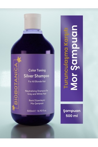 Biobotanica Silver Turunculaşma Karşıtı Mor Şampuan 500 ML