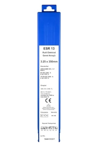 13 3.25x350 Mm 15 Adet Kaynak Elektrodu